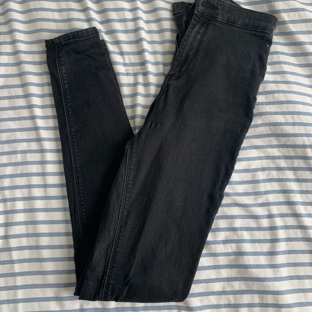 Topshop Black Joni Jeans size 28
